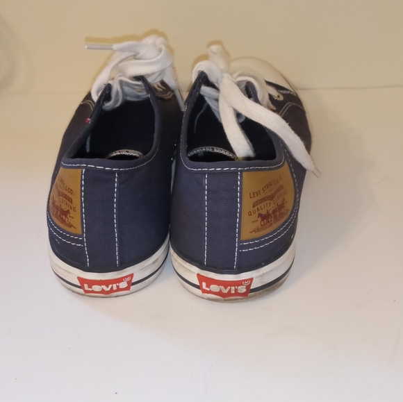 Mens Levi Strauss Converse Style Shoes Size 9.5 - Picture 3 of 7
